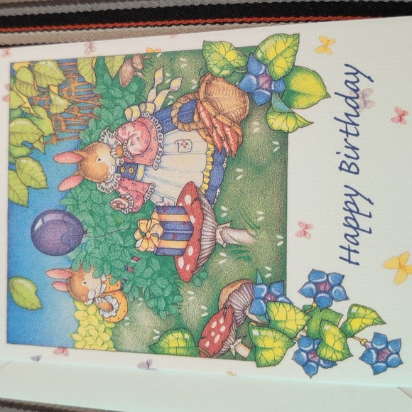 Vintage Art Print Large Lot Of Cards Envelopes Birthday/Blank/Thank You 32 Cards - Picture 10 of 11